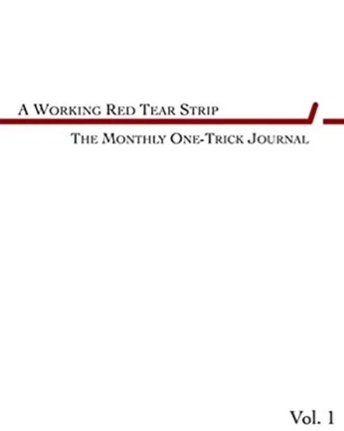 A Working Red Tear Strip Vol 1 by Jeremiah Zuo